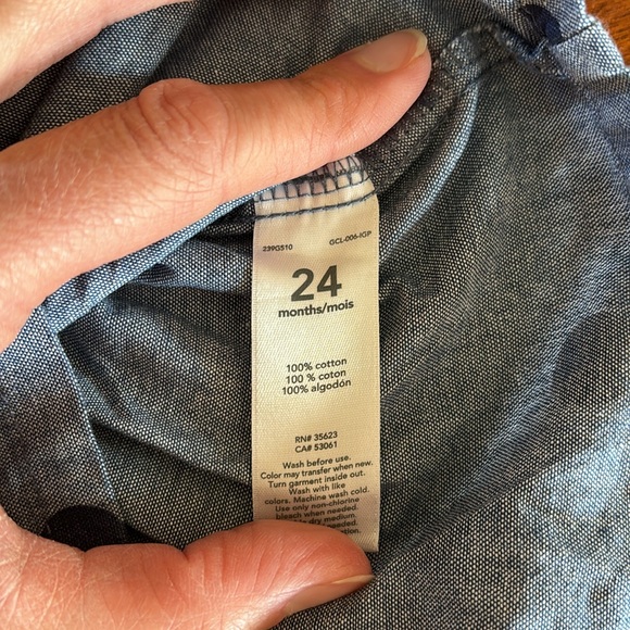 Carters Baby Girl Matching Top & Leggings Set - Size 24M - Picture 7 of 10